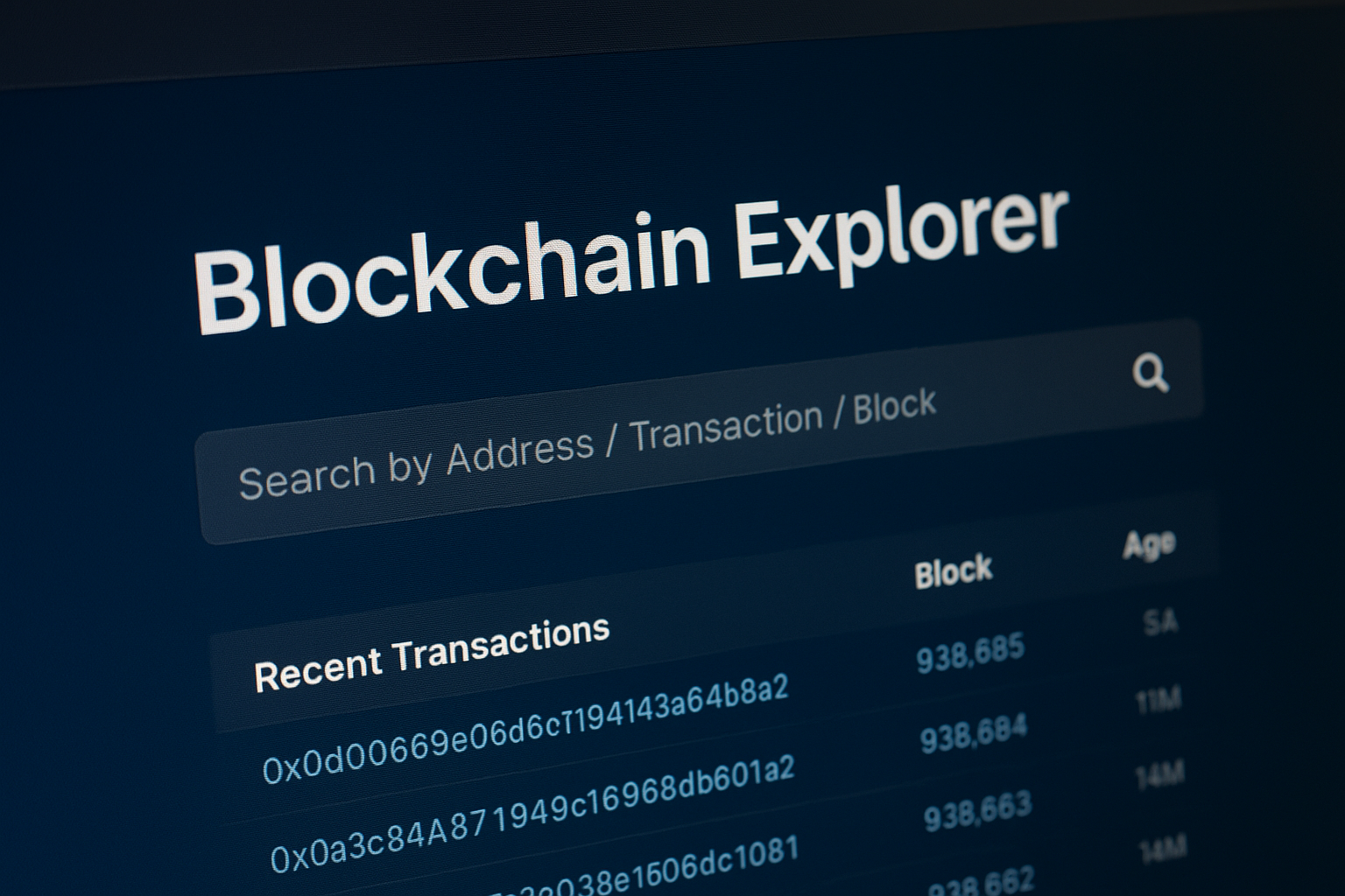 Blockchain Explorers