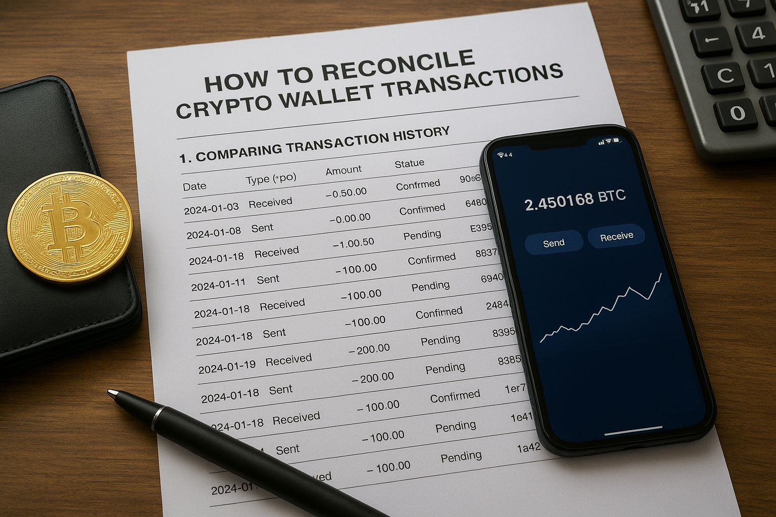 How To Reconcile Crypto Wallet Transactions